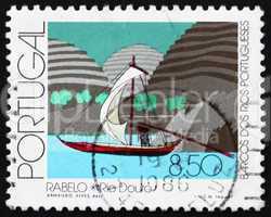 Postage stamp Portugal 1981 Rabelo, Douro River