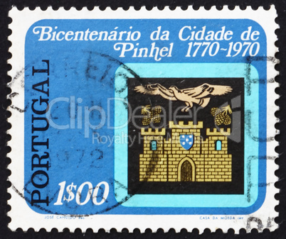 Postage stamp Portugal 1972 Arms of Pinhel