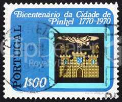 Postage stamp Portugal 1972 Arms of Pinhel