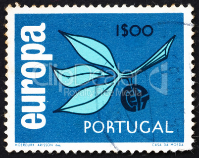 Postage stamp Portugal 1965 Leaves and Fruit, Europa CEPT