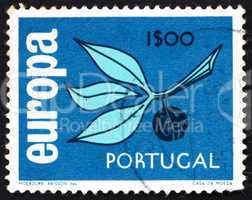 Postage stamp Portugal 1965 Leaves and Fruit, Europa CEPT