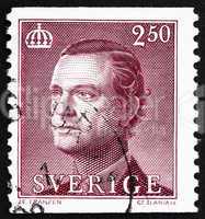 Postage stamp Sweden 1990 Carl XVI Gustaf, King of Sweden