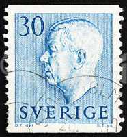 Postage stamp Sweden 1951 King Gustaf VI Adolf