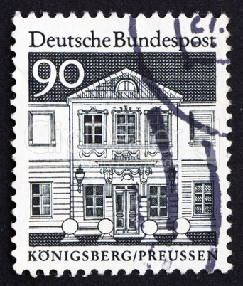 Postage stamp Germany 1966 Zschocke Ladies? Home, Konigsberg, Pr