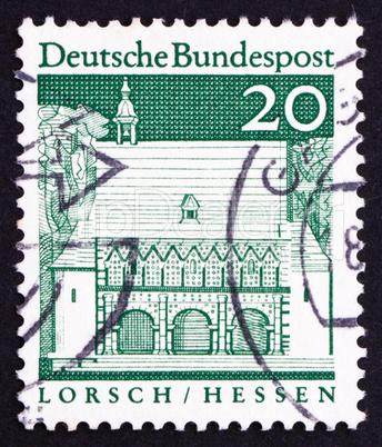 Postage stamp Germany 1967 Portico, Lorsch, Hessen