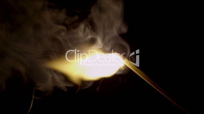 Lighting a Match in Slow Motion