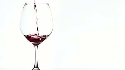 Pouring a Glass of Red Wine in Slow Motion (300fps)