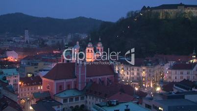 Schloß im Abendlicht