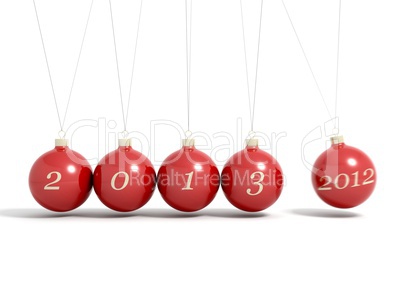 Christmas balls new year's eve  2012 - 2013