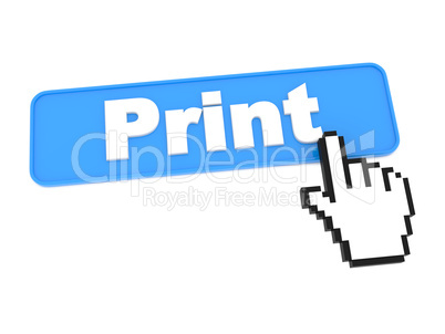 Print Button and Hand Cursor.
