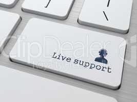 Button on Keyboard: "Live Support"