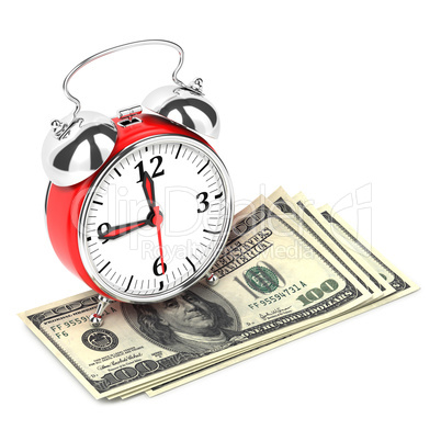 Time is Money 3D Concept.