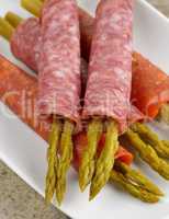 Salami With Asparagus