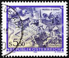 Postage stamp Austria 1986 St. Gerold?s Provostry, Vorarlberg