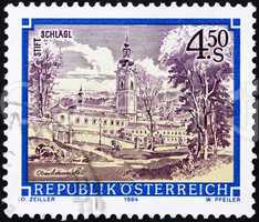 Postage stamp Austria 1984 Schlagl Monastery, Upper Austria