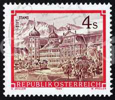 Postage stamp Austria 1984 Stams Monastery, Tirol