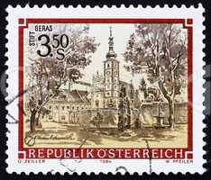 Postage stamp Austria 1984 Geras Monastery, Lower Austria