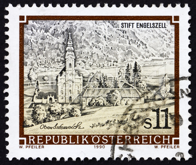 Postage stamp Austria 1990 Engelszell Abbey, Upper Austria