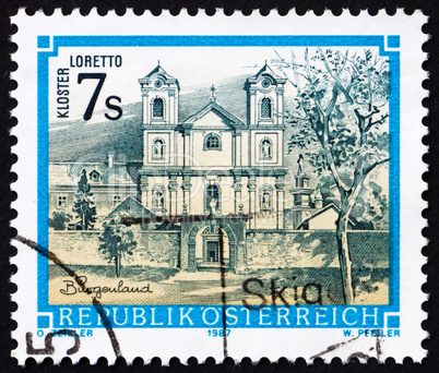 Postage stamp Austria 1987 Loretto Monastery, Burgenland