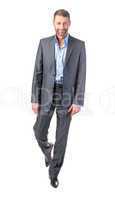 Full length portrait businessman