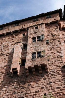 the chateau du Haut Koenigsbourg in Alsace