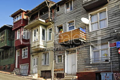 Häuser im Istanbuler Stadtteil Edirnekap?