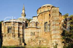 Die Chora-Kirche (mit türkischem Namen Kariye Camii) im Istanbu