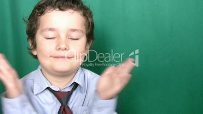 Clapping Little Boy