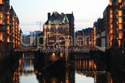 Wasserschloss Speicherstadt Hamburg