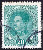 Postage stamp Austria 1918 Karl I, Emperor of Austria