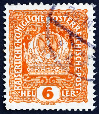 Postage stamp Austria 1916 Austrian Crown