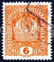 Postage stamp Austria 1916 Austrian Crown