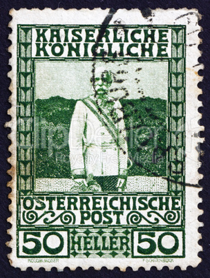 Postage stamp Austria 1908 Franz Josef, Emperor of Austria