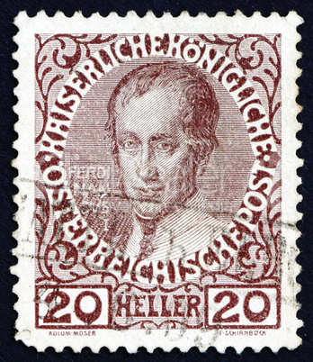 Postage stamp Austria 1913 Ferdinand I, Emperor of Austria