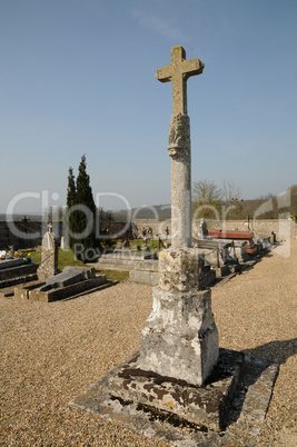 France, the cemetery of Cherence in Val d?Oise