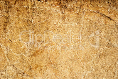 Yellow sandstone limestone wall texture