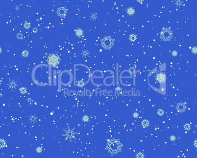 Seamless Blizzard Pattern