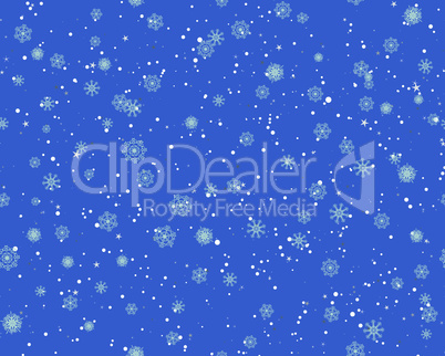 Seamless Blizzard Pattern