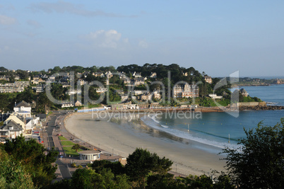 Brittany, the beach of Trestraou in Perros Guirec