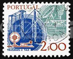 Postage stamp Portugal 1978 Telegraph and Satellite