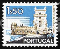 Postage stamp Portugal 1972 Belem Tower, Lisbon