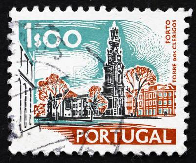 Postage stamp Portugal 1972 Torre dos Clerigos, Porto