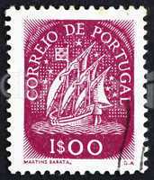 Postage stamp Portugal 1943 Ancient Sailing Vessel
