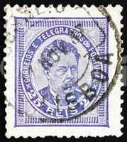 Postage stamp Portugal 1887 King Luiz, King of Portugal