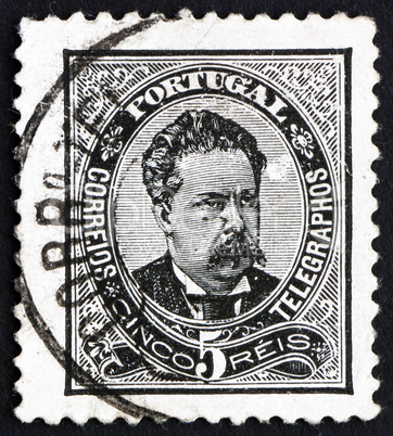 Postage stamp Portugal 1883 King Luiz, King of Portugal