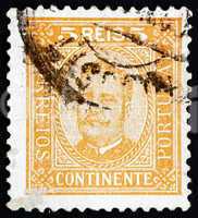 Postage stamp Portugal 1892 King Carlos, King of Portugal