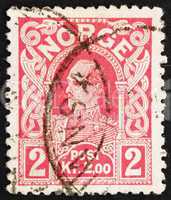 Postage stamp Norway 1915 King Haakon VII