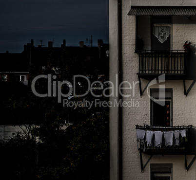 Balkon mit Feinripp