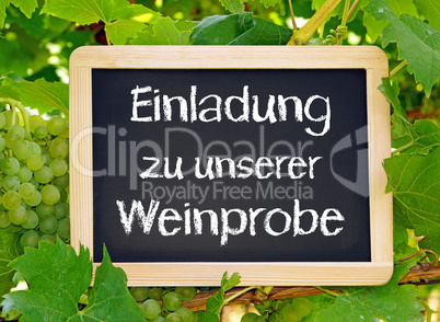 Einladung zu unserer Weinprobe