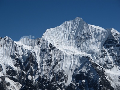 Majestic Mountain Peak In The Himalayas, Nepal